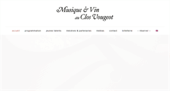 Desktop Screenshot of musiqueetvin-closvougeot.com
